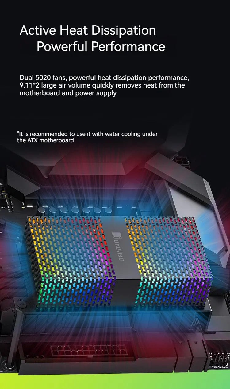 DDR5 DDR4 RAM Memory Cooler Heatsink RGB 4pin 12v