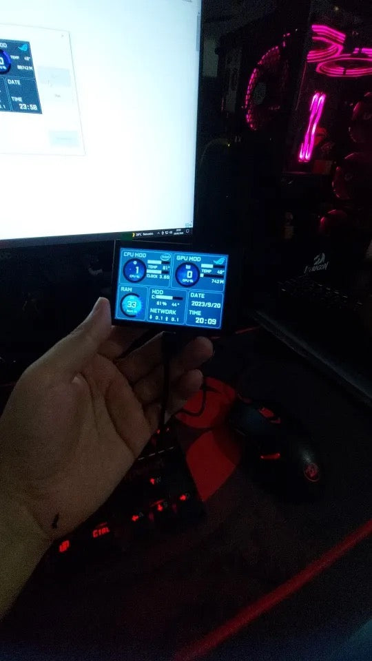 3.5in Cpu Gpu HDD RAM Monitor Screen