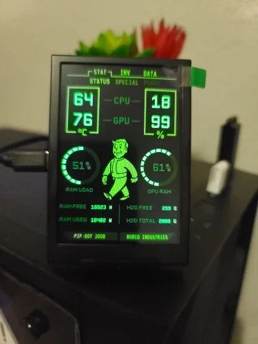 3.5in Cpu Gpu HDD RAM Monitor Screen