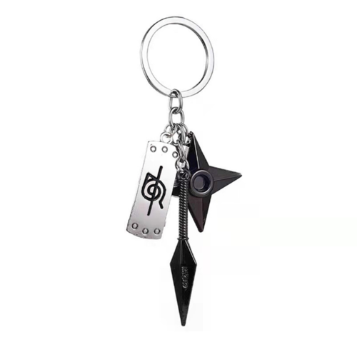 Kunai Shuriken Konoha Ninja Keychain