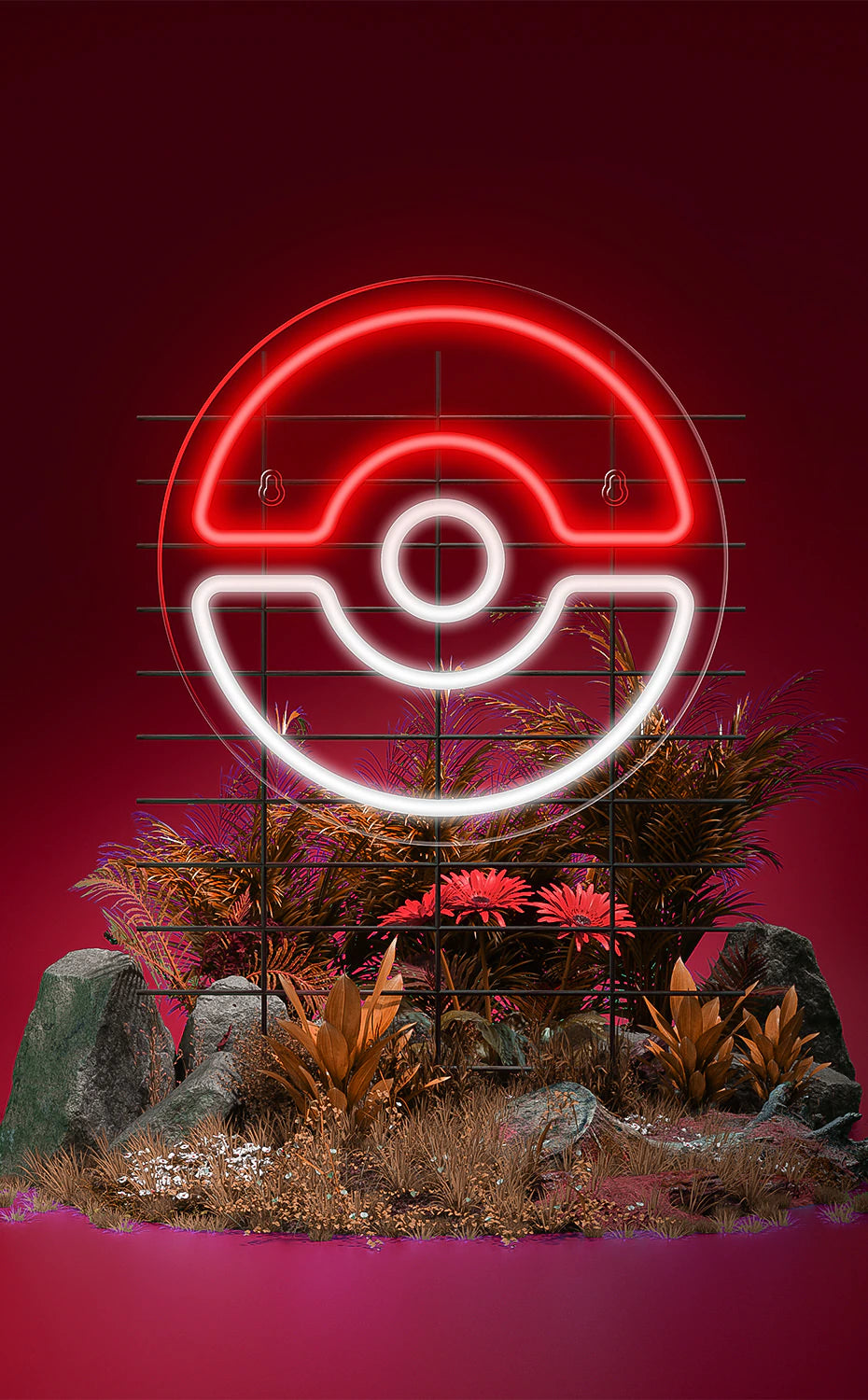 Poke Ball LED Neon USB Light
