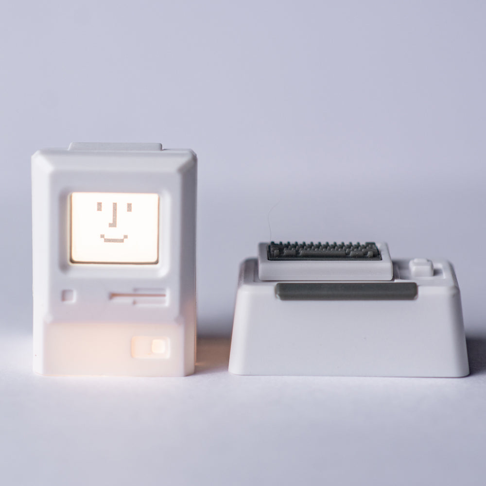 Artisan Classic Backlit Mac Apple Macintosh Keycap 2 Pcs Kit Esc Tab