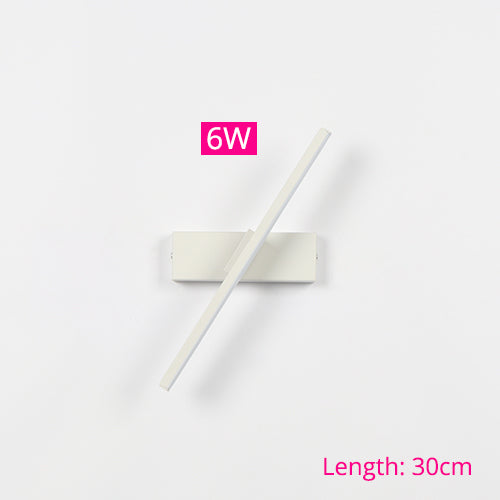 Bedroom Bedside Wall Light 330° Rotatable Adjustable Light Angle