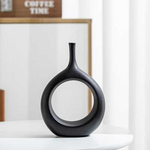 Nordic Creative White Ceramic Vase