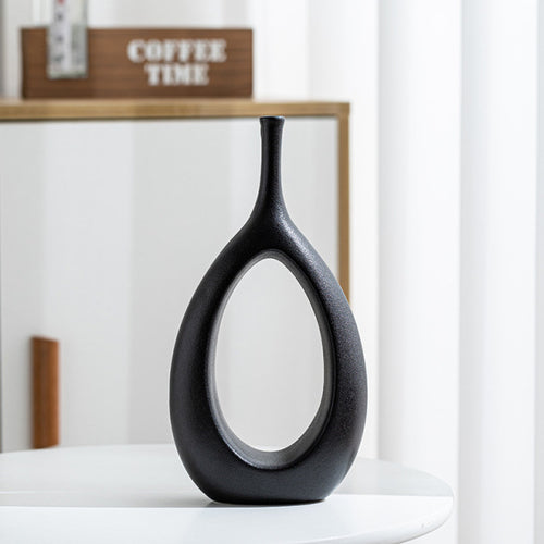 Nordic Creative White Ceramic Vase