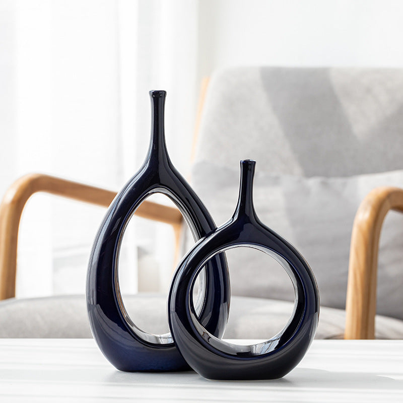 Nordic Creative White Ceramic Vase