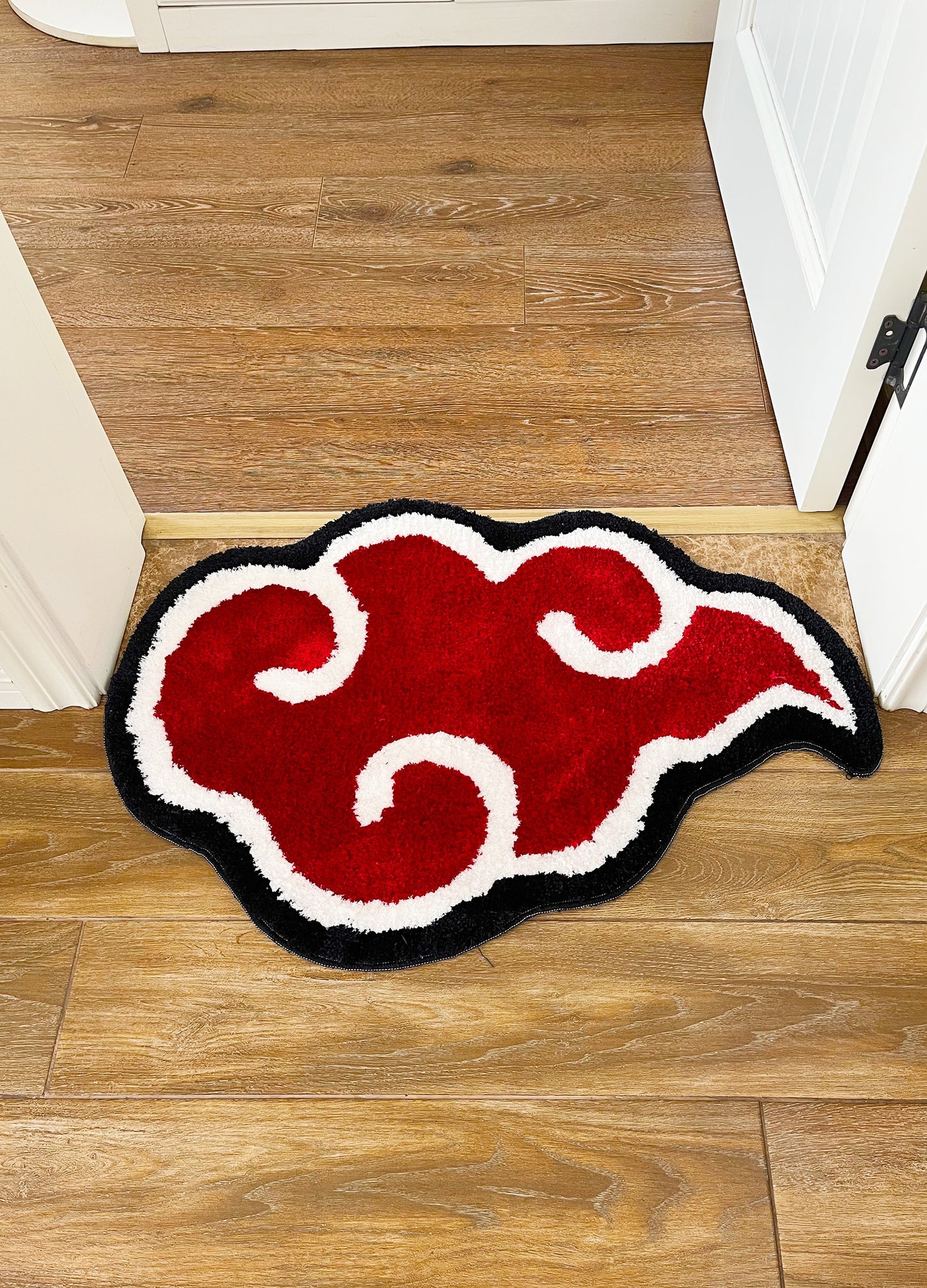 Japanese Red Cloud Doormat Mat Anti-Slip Handmade Rug