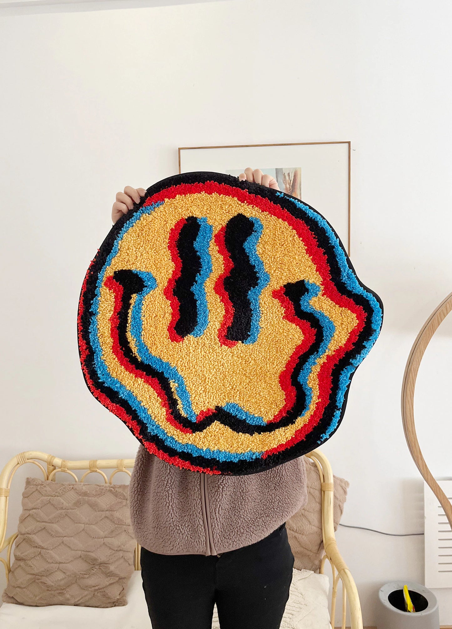 Trippy Smile Handmade Rug