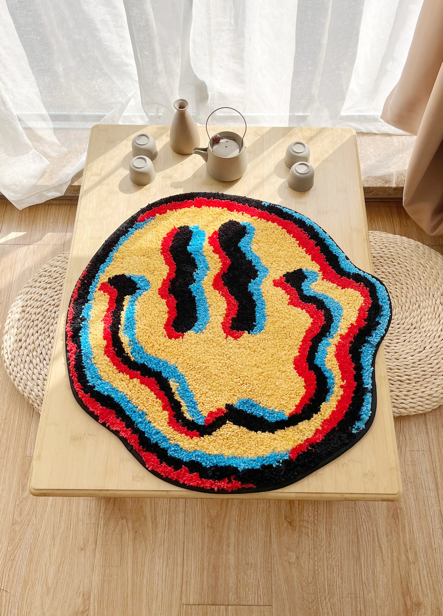 Trippy Smile Handmade Rug