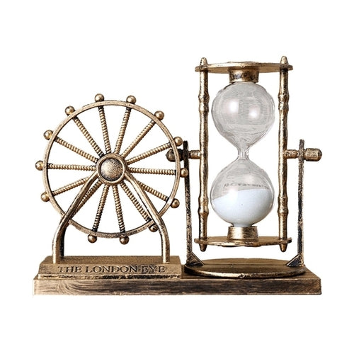Vintage Rotating Wheel Hourglass