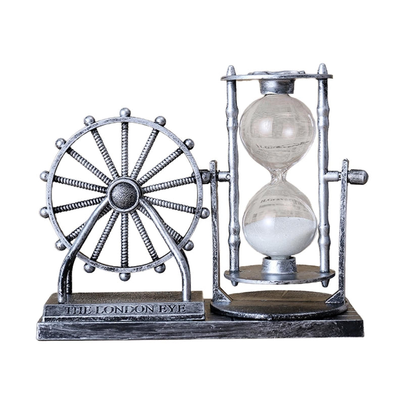 Vintage Rotating Wheel Hourglass