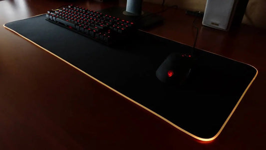 RGB Anti Skid Lighting Keyboard & Mouse Pad LARGE USB