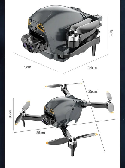 S177Pro Drone 4k Dual Camera Brushless Motor Wifi FPV