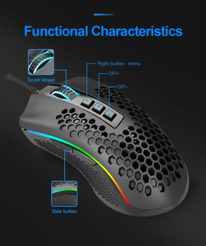 DragonMouse Gaming Mouse RGB