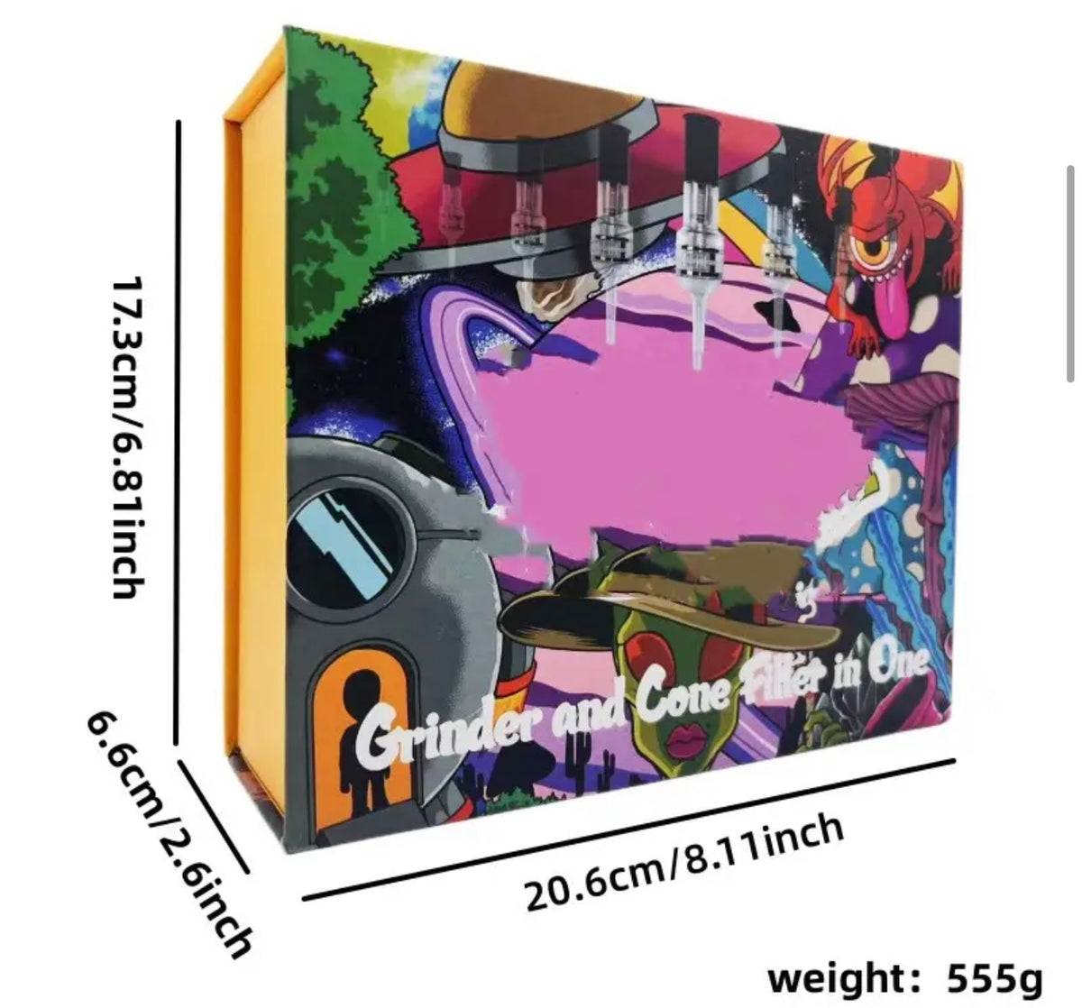 Electric Grass Smoke Grinder Filling Rolling  Paper Cigarette Filling Machine Crusher