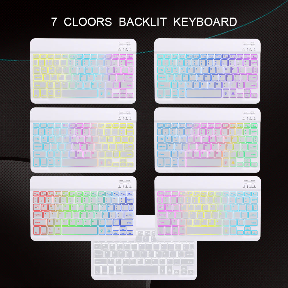 10inch RGB Keyboard & Mouse Combo For iPad and PC