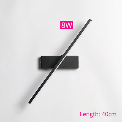 Bedroom Bedside Wall Light 330° Rotatable Adjustable Light Angle