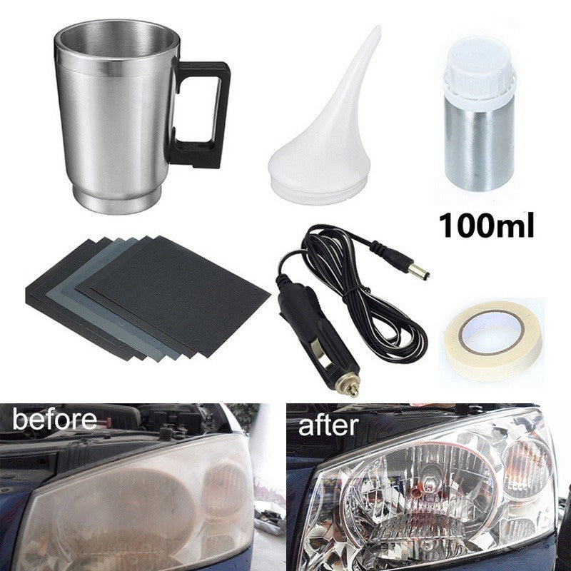 Car Headlight Lens Restoration Kit