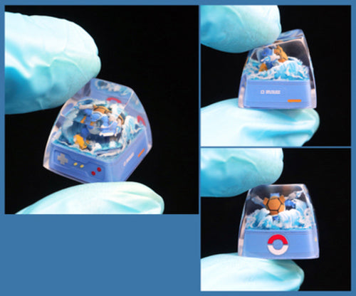 Pokemon Handmade Three-dimensional Resin Keycaps Translucent