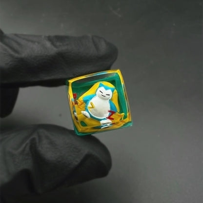 Pokemon Handmade Three-dimensional Resin Keycaps Translucent